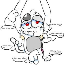 gorilla_tag, anonymous_artist, ape, armpit_hair, balls