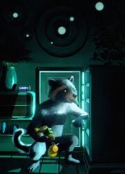 rocket_raccoon, guardians_of_the_galaxy, marvel, sidekick, anthro