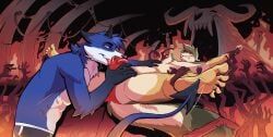 inferno, vrobei, 5_toes, anthro, anthro_on_anthro