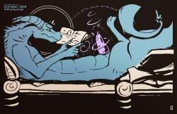 mythology, shufflefur, 2_horns, bedding, blanket