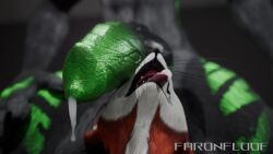 anthro, big_penis, black_body, black_fur, bodily_fluids