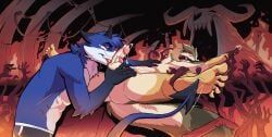 inferno, vrobei, 5_toes, anthro, anthro_on_anthro