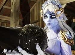 ghostly_bride_widowmaker, widowmaker, blizzard_entertainment, overwatch, overwatch_2