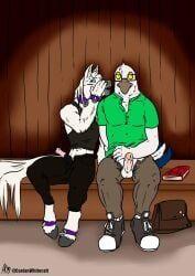 whitecolt_productions, animal_genitalia, animal_penis, anthro, avian