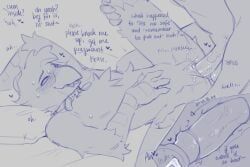kyrosh, andromorph, avian, balls, begging
