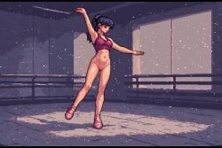 1girls, bottomless, bottomless_female, dancer, dancer_girl