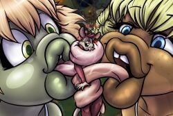 tek_(tekandprieda), tekandprieda, amphibian, anthro, coiled_tongue