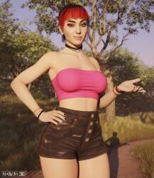 nora_malakian, lost_records:_bloom_&_rage, novah3d, dyed_hair, female_only