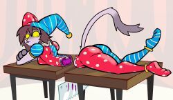 aygee, anthro, big_butt, blue_eyeshadow, bodysuit
