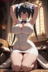 hestia_(danmachi), dungeon_ni_deai_wo_motomeru_no_wa_machigatteiru_darou_ka, patreon, kiraamane, 1girl