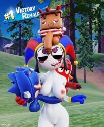 blinky_(pac-man), pomni_(tadc), pomni_(the_amazing_digital_circus), sonic_the_hedgehog, sprite_(fortnite)