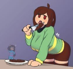 chara, chara_(undertale), female_chara, frisk, frisk_(undertale)