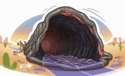 wile_e._coyote, looney_tunes, warner_brothers, lotolotl, anal_prolapse