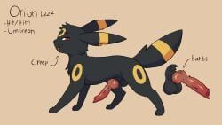 eeveelution, generation_2_pokemon, pokemon_(species), umbreon, nintendo