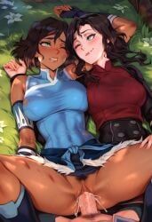 asami_sato, korra, avatar_the_last_airbender, the_legend_of_korra, 1boy