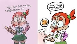 cum, nerd, nerdy_female, shy, size_comparison