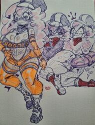 crispy_(crispychickenmm), oc, hooters, rokoryt_art, 1girl