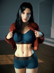 dafne_keen, x-23, x-23_(dafne_keen), breasts, chair