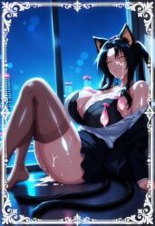 kuroka_(high_school_dxd), high_school_dxd, patreon, gaddariat, 1girl