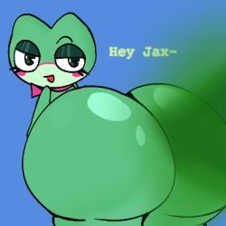 ribbit_(tadc), ribbit_(the_amazing_digital_circus), the_amazing_digital_circus, amphibian, anal_focus