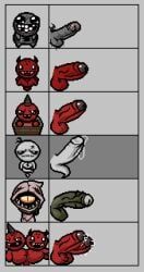 hornfel, loki_(the_binding_of_isaac), rainmaker, scourge_(the_binding_of_isaac), the_horny_boys