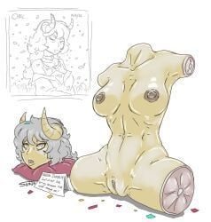 mythology, serth, amputee, animal_humanoid, blank_stare