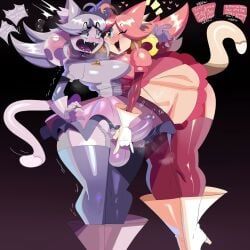irritable_ghost_(deltarune), mad_mew_mew, pink_(deltarune), deltarune, undertale