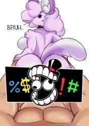 glitch_productions, the_amazing_digital_circus, anthro, breasts, butt