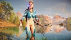 aloy, horizon_forbidden_west, horizon_zero_dawn, faith103, 1girls