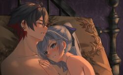 detective_(silver_palace), female_detective_(silver_palace), rex_(silver_palace), silver_palace, 1boy