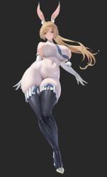 silver_palace, 1girls, belly, belly_button, blonde_hair