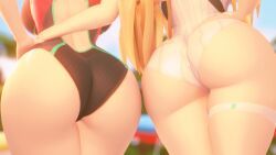 mythra, mythra_(radiant_beach)_(xenoblade), mythra_(xenoblade), pyra, pyra_(xenoblade)