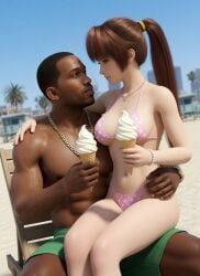 carl_johnson, kasumi_(doa), dead_or_alive, grand_theft_auto, grand_theft_auto:_san_andreas