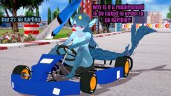 xboxking37, anglerfish_humanoid, anglerfish_merfolk, breasts, driving