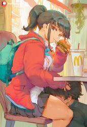 boyfriend_(japanese_mcdonald's_commercial), girlfriend_(japanese_mcdonald's_commercial), mcdonald's, patreon, yoru_mac