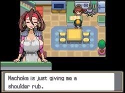 ethan_(pokemon), machoke, mother_(pokemon_hgss), pokemon, pokemon_hgss