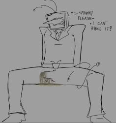 tenna_(deltarune), deltarune, shitkinker1, boner, boner_in_pants