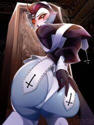 stolas_(helluva_boss), helluva_boss, kaenin, femboy, femboy_dilf