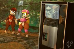 diddy_kong, dixie_kong, scp-294, donkey_kong_(series), donkey_kong_country