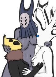 herrah, queen_vespa, queen_vespa_(hollow_knight), white_lady_(hollow_knight), hollow_knight