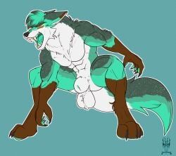 jackanope_(artist), animal_genitalia, anthro, ball_tuft, balls