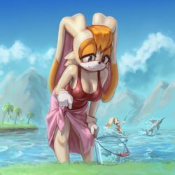 cream_the_rabbit, vanilla_the_rabbit, sega, sonic_(series), kujalla