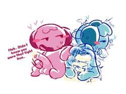 mr._blue, ms._pink, rhythm_heaven, rhythm_heaven_groove, qookiecrumbzzz