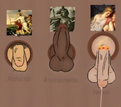 andromeda, andromeda_(greek_mythology), atalanta, atalanta_(greek_mythology), helen_of_troy