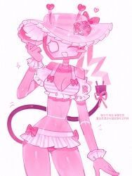 veeronica, forsaken_(roblox), pink_body, skirt