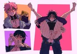 mizi_(alien_stage), sua_(alien_stage), alien_stage, 1futa, 1girls