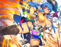 tenshi_hinanawi, touhou, melon22, 1girls, ass_visible_through_thighs