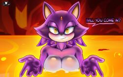 blaze_the_cat, chainsaw_man, sega, sonic_(series), sonic_rush
