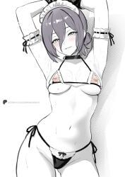 reze_(chainsaw_man), chainsaw_man, bubblebebe_(artist), arms_up, bikini