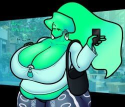 f'lata_flare_(minusbrush), original, ceeezahtheperson, 1girls, big_breasts